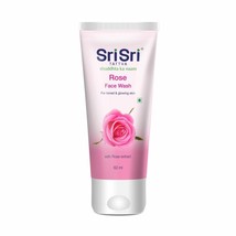 Sri Tattva Rose Face Wash for Toned &amp; Glowing Skin, 60ml (Pack of 1) - £11.37 GBP