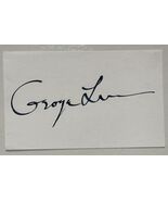 George Lucas Autographed Vintage 3x5 Signature Card - $1,816.06 MXN