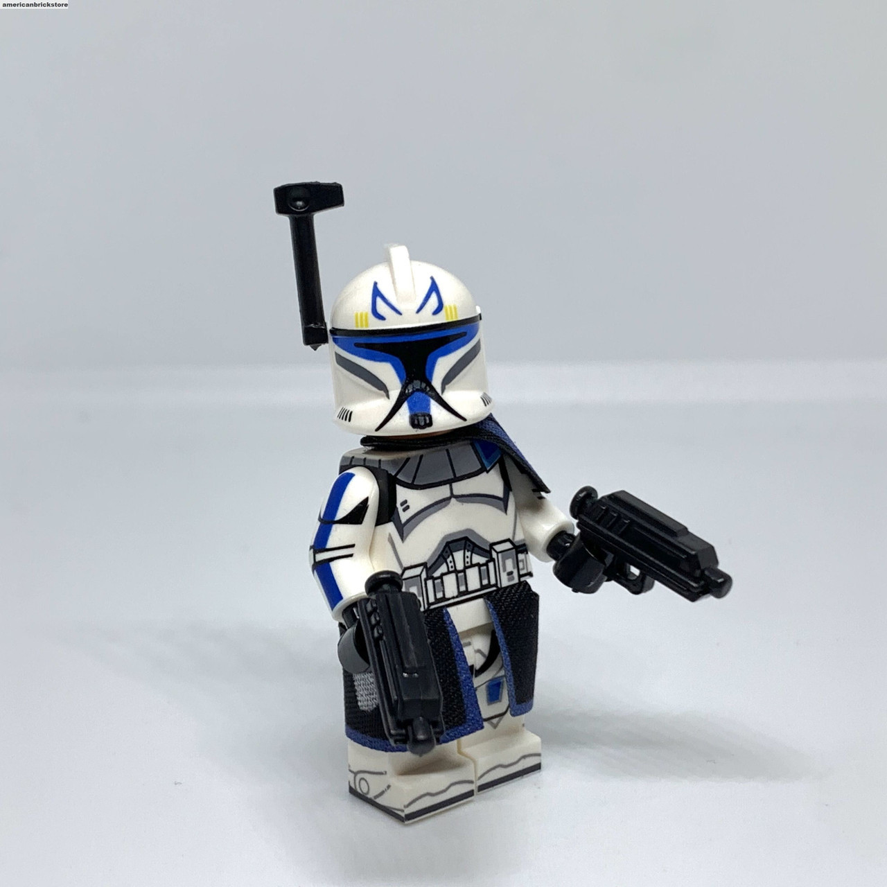 Phase 1 Clone Trooper Star Wars Captain Rex + Dc-17 Custom Minifigures ...