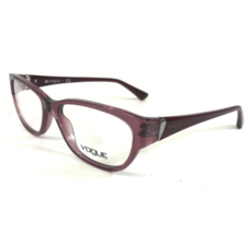 Vogue Eyeglasses Frames VO 2841 2137 Clear Burgundy Purple Rectangular 52-16-140 - £43.91 GBP