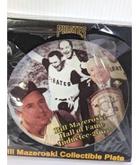 MAZ Bill Mazeroski Pirates Hall of Fame Inductee Plate 1st in Series 200... - £10.23 GBP