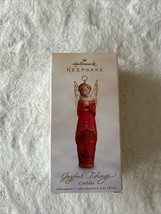 HALLMARK Ornament 2005-Joyful Tidings Angel titled &quot;Cordelia&quot; in Red Gown - £6.67 GBP