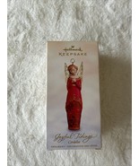 HALLMARK Ornament 2005-Joyful Tidings Angel titled &quot;Cordelia&quot; in Red Gown - $8.51