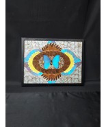 Real Butterfly Wing Folk Art Handmade Collage Vintage Taxidermy Iridesce... - $99.99