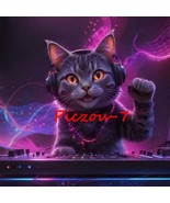 Digital Image Ai Picture Photo Wallpaper Background Desktop Art Cat DJ - $18.15 MXN