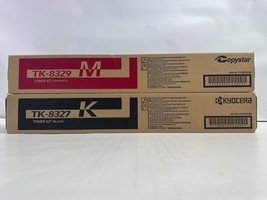 2 Genuine Kyocera TASKalfa CS2551ci Magenta and Black Toners TK-8329M,TK... - $2,149.81 MXN