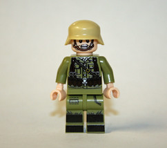 German WW2 Afrika Korps Desert Theater A  Building Minifigure Bricks US - £6.97 GBP