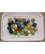 (30) Antique WWII Era Toy Marbles Assortment - Unique Collectible Lot #1 - $19.75