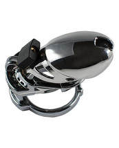 The Vice Male Chasity Locked In Lust Plus Chrome Penis Cage - £113.26 GBP