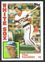 Chicago White Sox Tom Paciorek 1984 Topps Baseball Card #777 nr mt  - £0.39 GBP