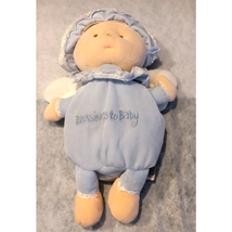 Baby Ty Blessings To Baby Angel Plush Blue 10 Size Shell 100% Tylux - $8.86
