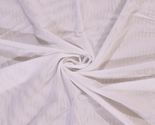 Power Mesh Lite Nylon/Spandex Fabric by the Yard White - D181.02 - $6.99