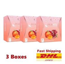 3 x Per Biotic Acid Fiber Pomegranate Detox Weight Management Nature Bright Skin - $78.08