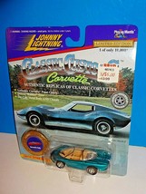 Johnny Lightning Classic Customs Corvette Indy Turquoise w/ Rubber Tires - £4.74 GBP