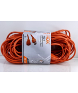 HDX 100 ft. 16/3 125 Volt Indoor/Outdoor Light Duty Extension Cord Orange - £18.07 GBP