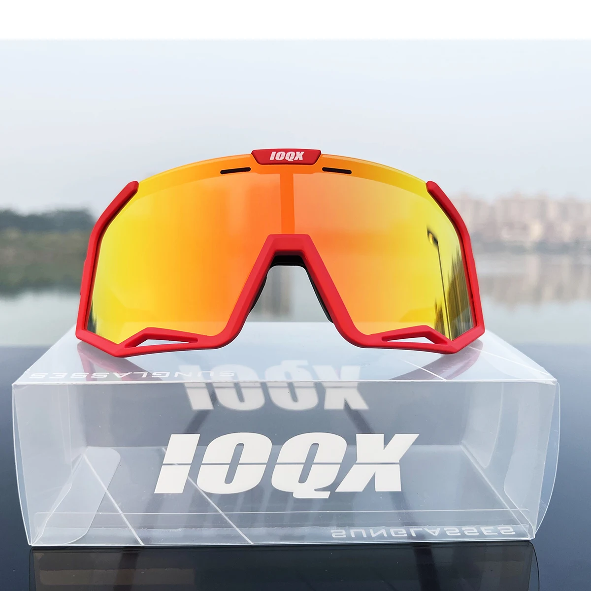 2023 IOQX polarized Outdoor  Bike Bicycle gles Gafas MTB Cycling Gles Eyewear Pe - £127.59 GBP