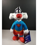 Looney Tunes Cartoon Super Hero Costume Superman Sylvester Plush Toy 8” New - $331.99 MXN