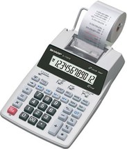 Calculator, Sharp El-1750V 12-Digit Desktop Printing, White. - £52.69 GBP