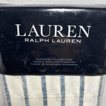 Lauren Ralph Lauren Hanah Stripe Standard Pillowcases New - $49.49