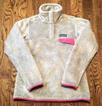 Patagonia Re-Tool Snap T Fleece Jacket Womens XS Deep Pile Gray - $32.71