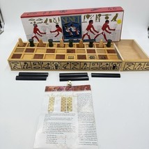 SENET Egyptian Wood Board Game COMPLETE Vintage 1987  Northwest Corner EUC - $31.50