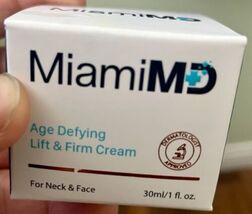 MiamiMD Age Defying Lift And Firm Cream For Neck And Face 30 ml 1oz - NIB! - $53.11