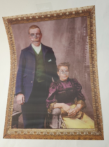 Linticular Morbid Gortraits Husband Wife Halloween Lenticular 16&quot;x12&quot; Decor - $265.61 MXN