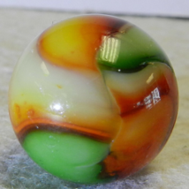 #14236m Large .76 Inches Vintage Peltier NLR Christmas Tree Shooter Marble - $123.74