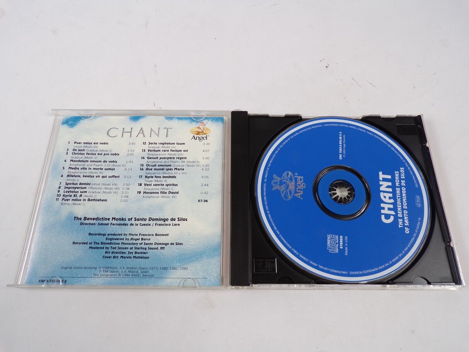 Chant The Benedictine Monks Of Santo Domingo De Silos Os iusti Laetatus CD#39 Item image 4