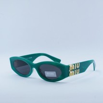 MIU MIU MU11WS 15H5S0 Green/Dark Grey 54-21-135 Sunglasses New Authentic - £251.52 GBP
