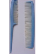 Vintage 2 Blue Soft Teeth Combs  - $4.10 CAD
