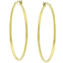 Large Golden Hoop Earrings - $21.99