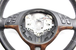 2001 BMW X5 E53 STEERING WHEEL WOOD E6499 image 10