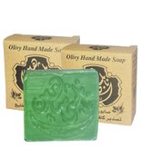 Nabulsi Soap Laurel Soap with 100% Natural Green Olive Oil Soap 2 pieces... - £27.64 GBP