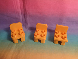 Lego Duplo Lot of 3 Yellow Chairs Replacement Parts - £3.11 GBP