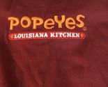 Popeye’s Louisiana Kitchen T Shirt L Red Workwear - $10.88
