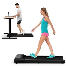 2.25 HP Walking Pad with LED Display and Remote Control-Black - Color: B... - $353.42