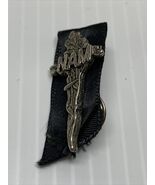 Vintage Vietnam Veteran with Ribbon Tie Lapel Pin Clip Military Militari... - $217.01 MXN