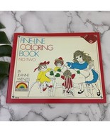 Fine Line Coloring Book Jeanne Wenzel Vintage 1971 Blank Price Stern Sloan - $426.10 MXN