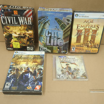 Video Game Lot for PC Windows CD ROM Mixed Titles Civil War Age of Empires Etc - £23.95 GBP