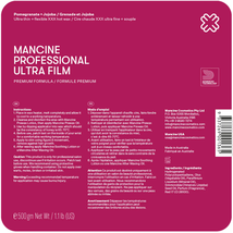 Mancine Hard Wax, Ultra Film Brazilian Blueberry, 4 Discs, 1.1 lbs