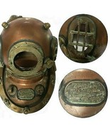 Antique Diving Helmet Vintage US Navy Marine Deep Sea divers 18 inches h... - £1,353.24 GBP