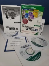 Corel WordPerfect Office X3 Standard (3) Discs and Authenticity Card / Number XP - $14.84