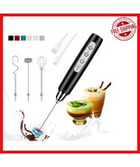 Versatile Hand Mixer with 3 Stainless Whisks - Perfect for Lattes &amp; Capp... - $776.60 MXN