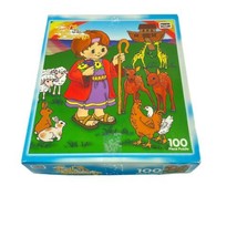 RoseArt Lil&#39; Blessings Puzzle Noah&#39;s Ark Child and Animals 11&quot; x 12.5&quot; 1... - £15.05 GBP