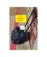  Carry On Backpack with Wheels   Rolling Backpack Travel Bag Navy Blue - €52,49 EUR