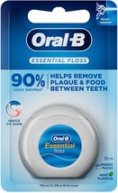 X2 PACKS Oral-B Essential Floss Waxed Dental Floss 50M - £36.33 GBP