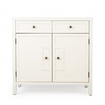 31&quot; White Solid Wood Two Drawer Sideboard with Two Doors - $33,116.23 MXN