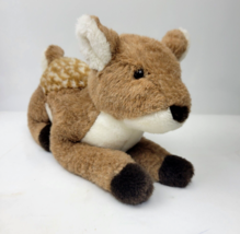 Vintage IKEA Deer Fawn Plush Brown White Spots Stuffed Animal S. Korea 21&quot; - $29.99