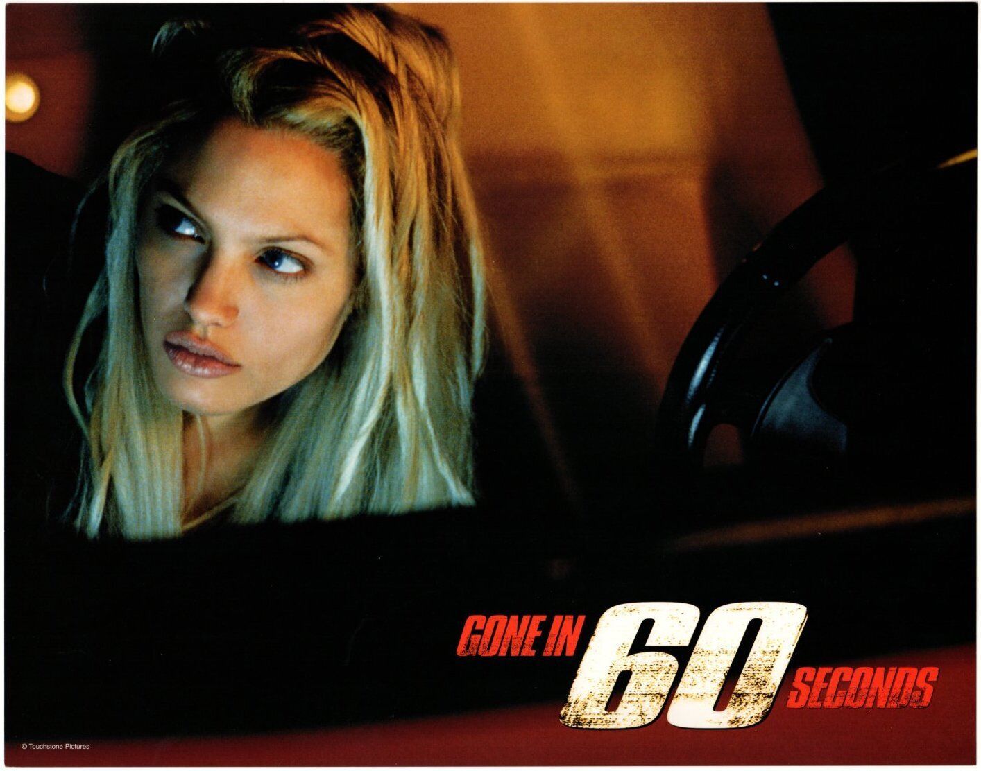 *GONE IN 60 SECONDS (2000) Angelina Jolie&#39;s Behind the Wheel Actin Lobby... - $50.00